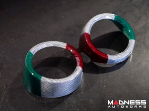 Alfa Romeo Stelvio Interior Air Vent Cover Trim Kit - Carbon Fiber - Front Only - set of 2 - Italian Theme - Feroce Carbon Alfa Romeo Stelvio Interior Air Vent Cover Trim Kit - Carbon Fiber - Front Only - set of 2 - Italian Theme - Feroce Carbon